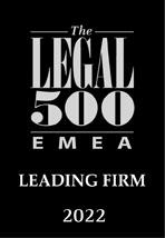 Studio Legale Zunarelli Legal 500 Leading firm 2022